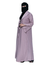 Tie-Front Abaya in Lilac